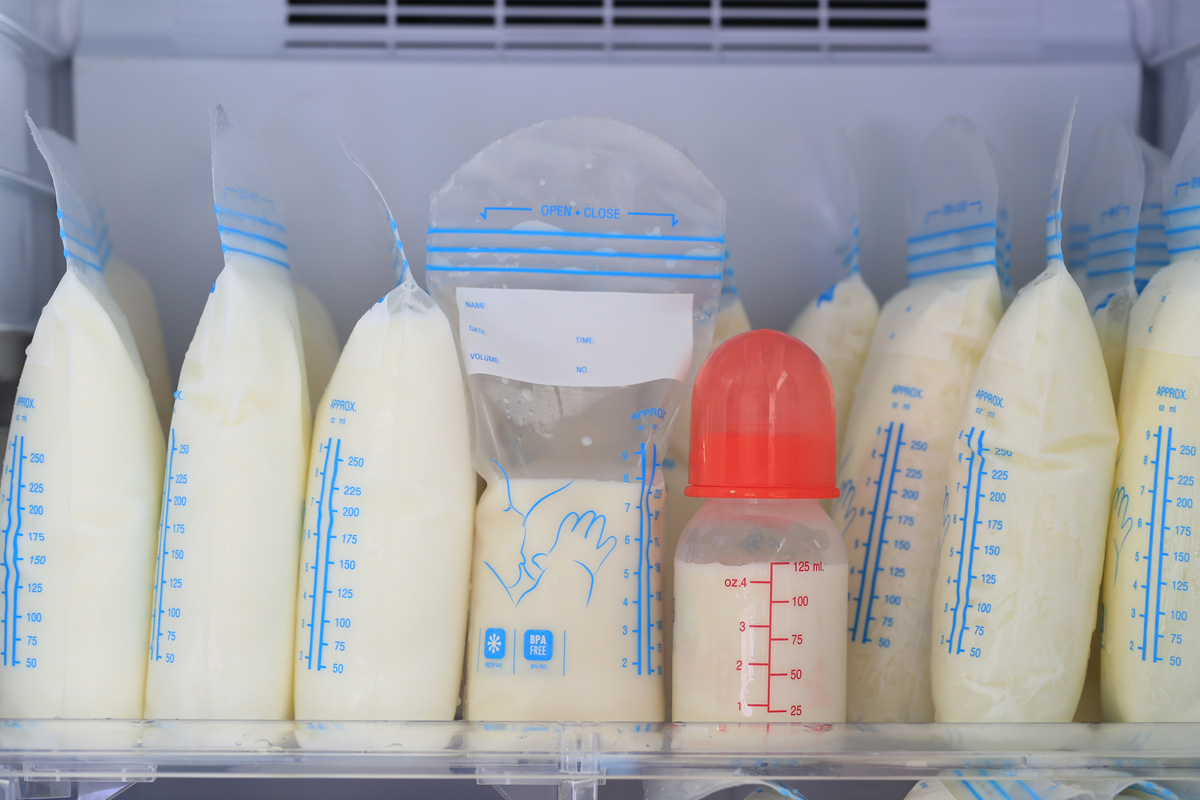 storage of human donor milk